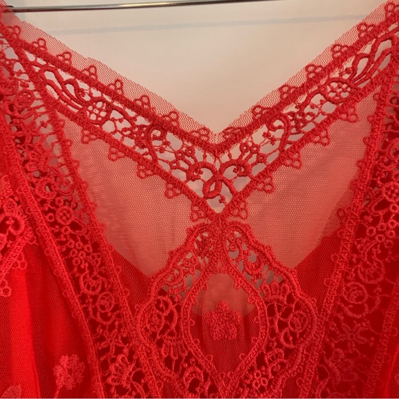 NWOT FREE PEOPLE DRESS WITH SHEER PANEL IN BACK SIZE 2 - Picture 14 of 17